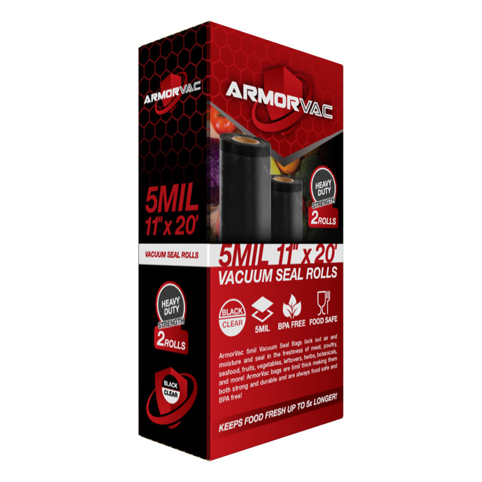 ArmorVac Storage Bags, 11”x 20’ (2 Rolls)