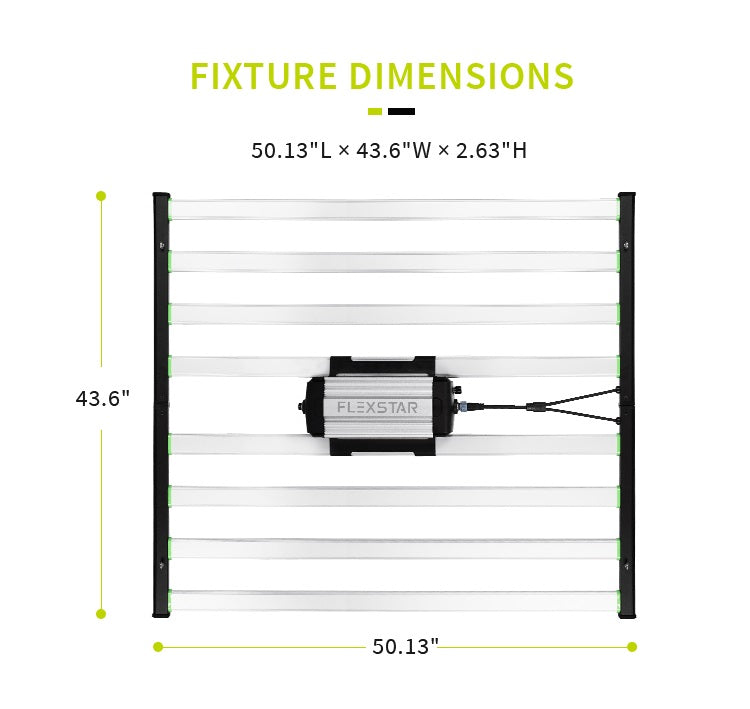 Flexstar 720W Pro LED Dimensions