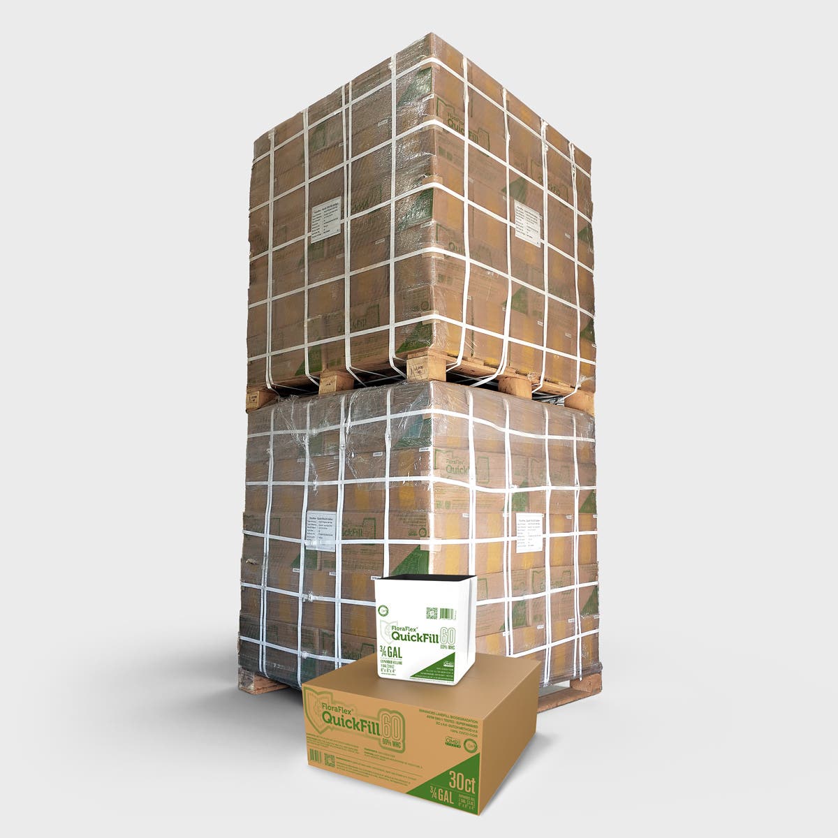 FloraFlex QuickFill Bags 3/4 Gallon 60% WHC Pallet