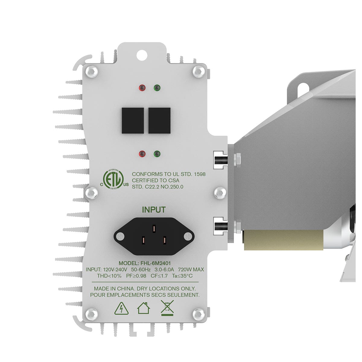 FloraFlex 630W CMH Lights | 240V w/Bulb