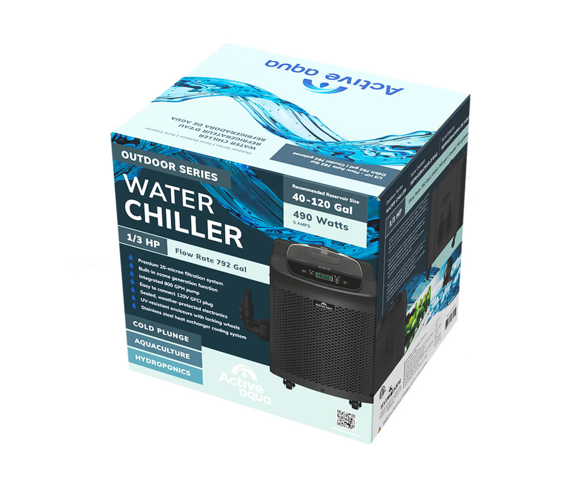 Active Aqua Outdoor Water Chiller, 1/3 HP Box