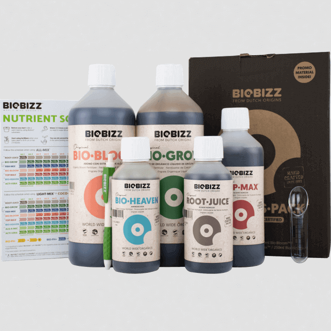 Biobizz Starters Pack with products and accessories