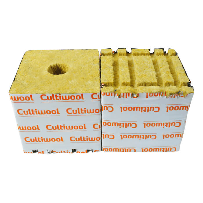 Cultiwool 6" x 6" x 6" w/ Optidrain
