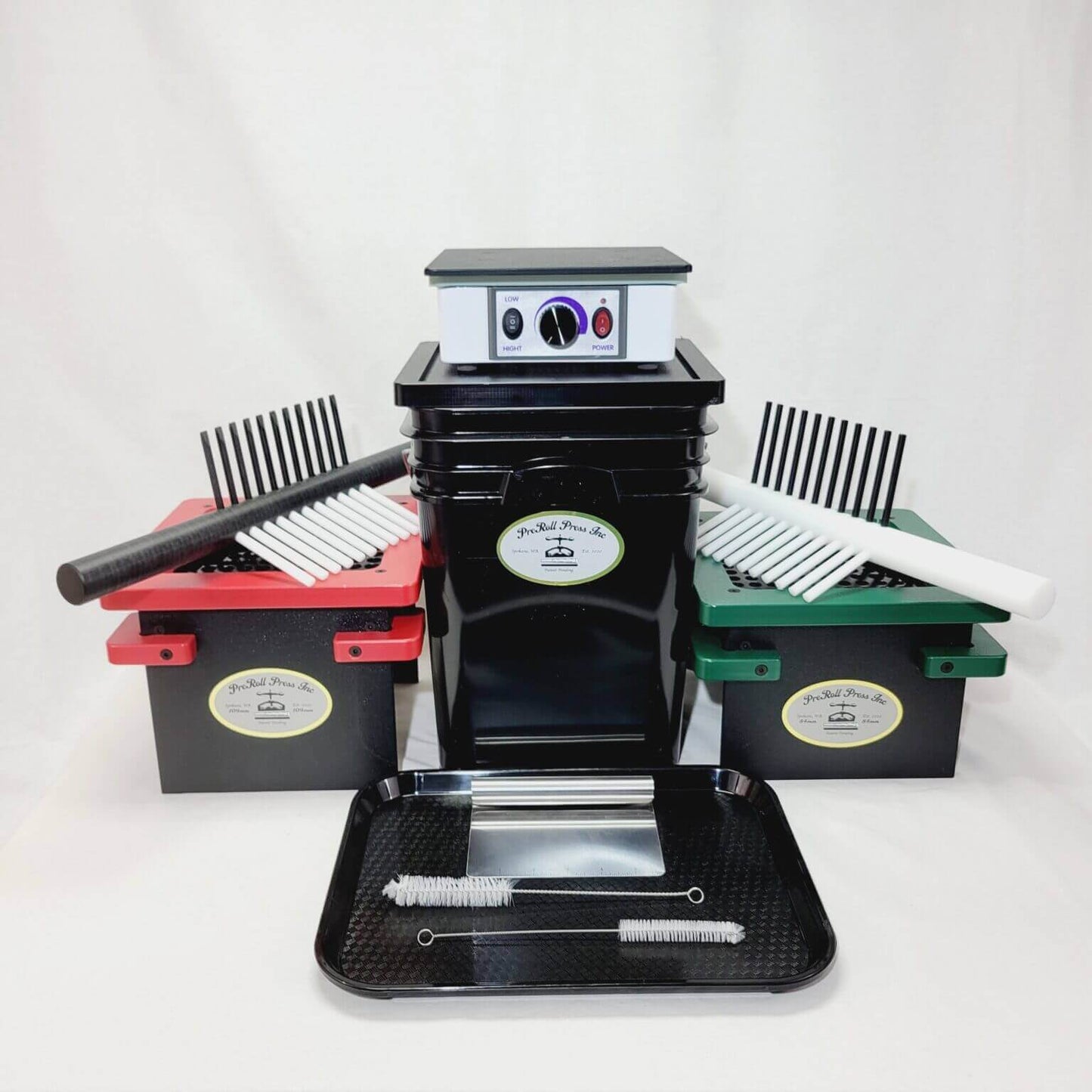 Preroll Press Fill N Fold Double Tray System w/o Metering Tray