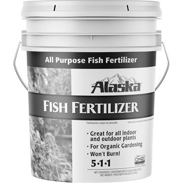 can you use fish fertilizer on all plants Alaska Fish 5-1-1 Emulsion Fertilizer – Evolve Garden Supply