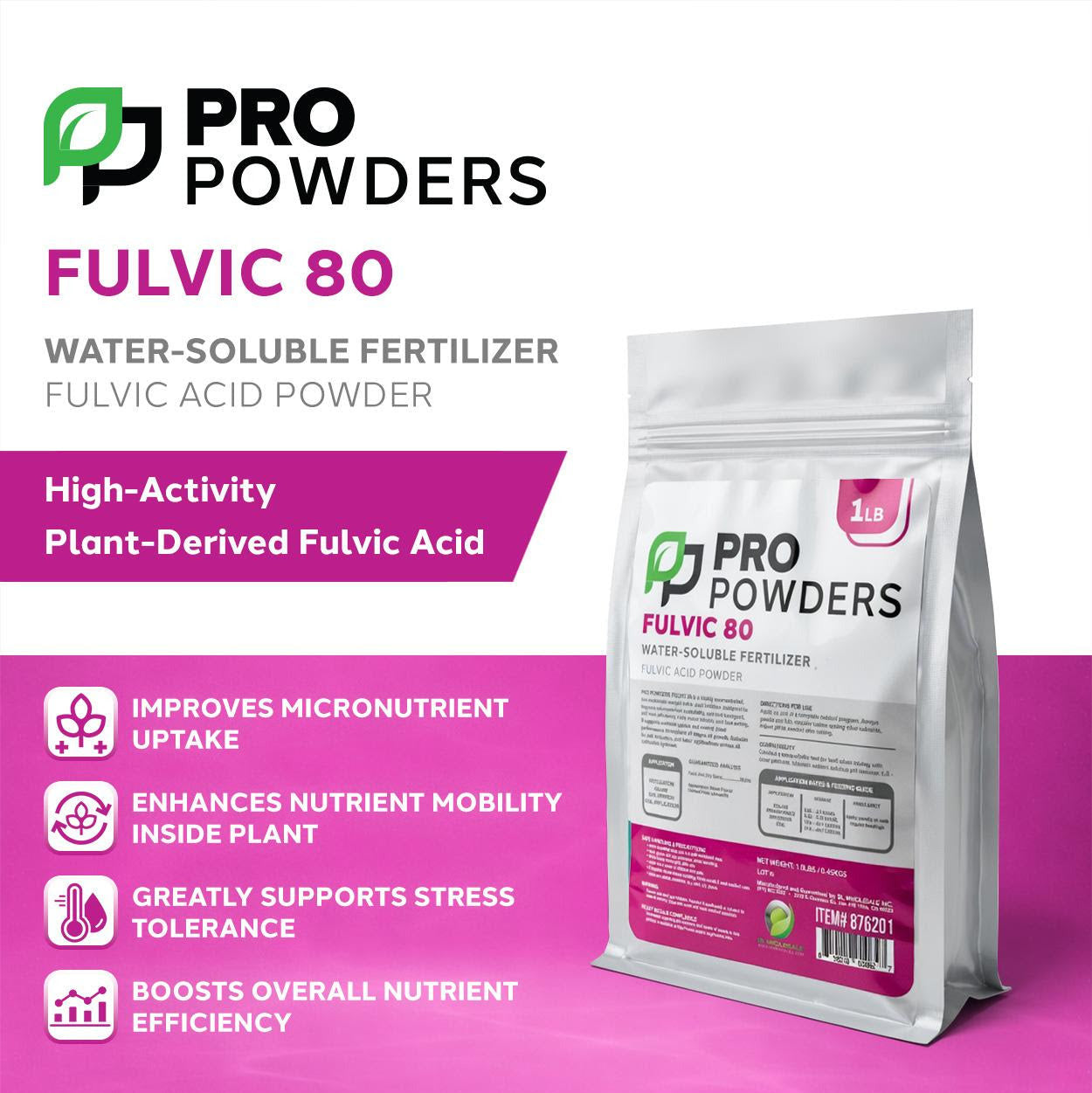 Pro Powders Fulvic 80