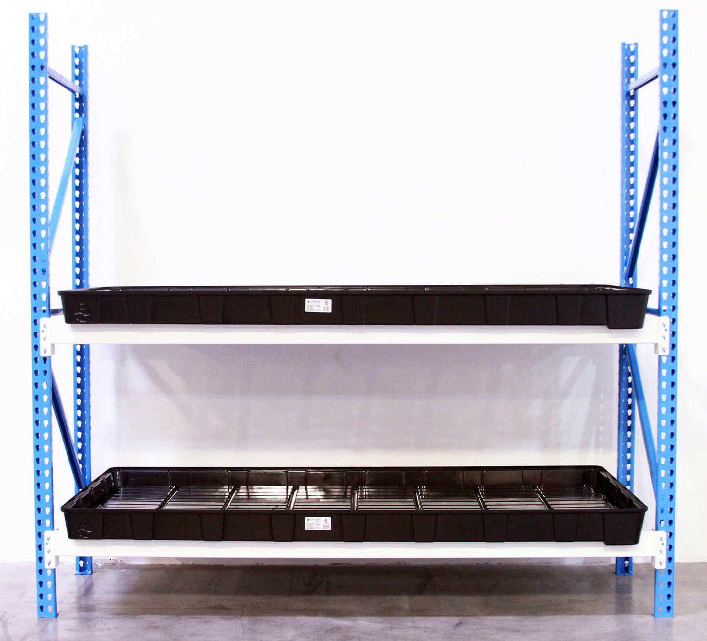 Botanicare Pallet Rack Trays, 4 ft x 8 ft, Black