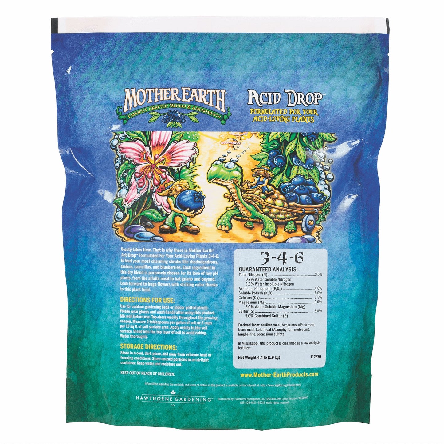 Mother Earth Acid Drop Formulated For Your Acid Loving Plants Back