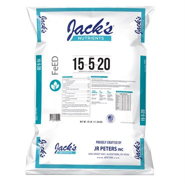 Jack's Nutrients 15-5-20 Tap Water Fertilizer