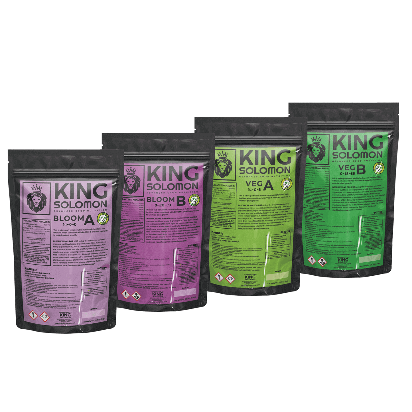 King Solomon Bloom A & B + Veg A & B Bundle