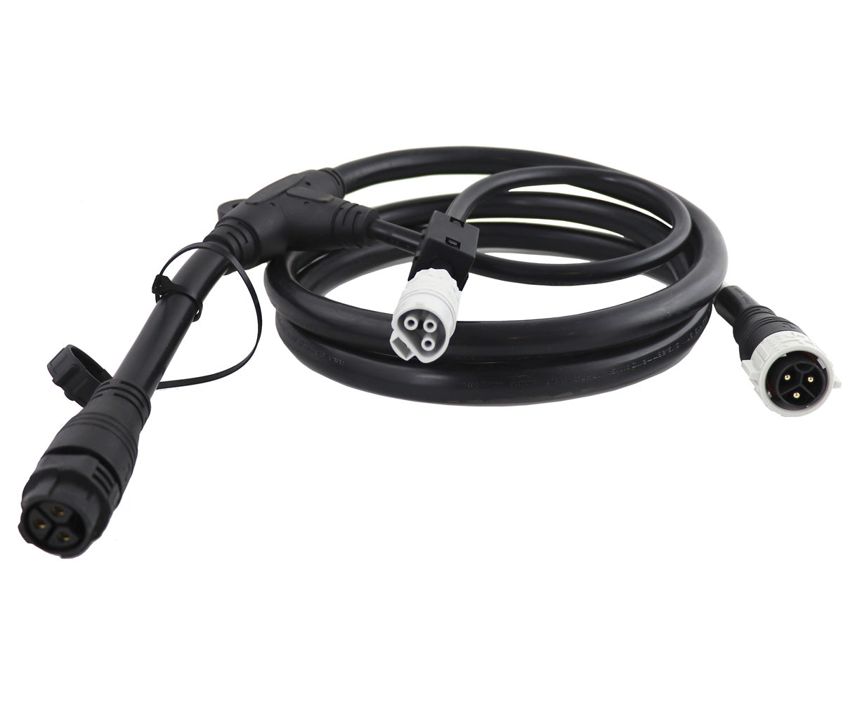 PHOTOBIO AC Power T Cable, 40A M25 to EN100, 1-T, Ferrite