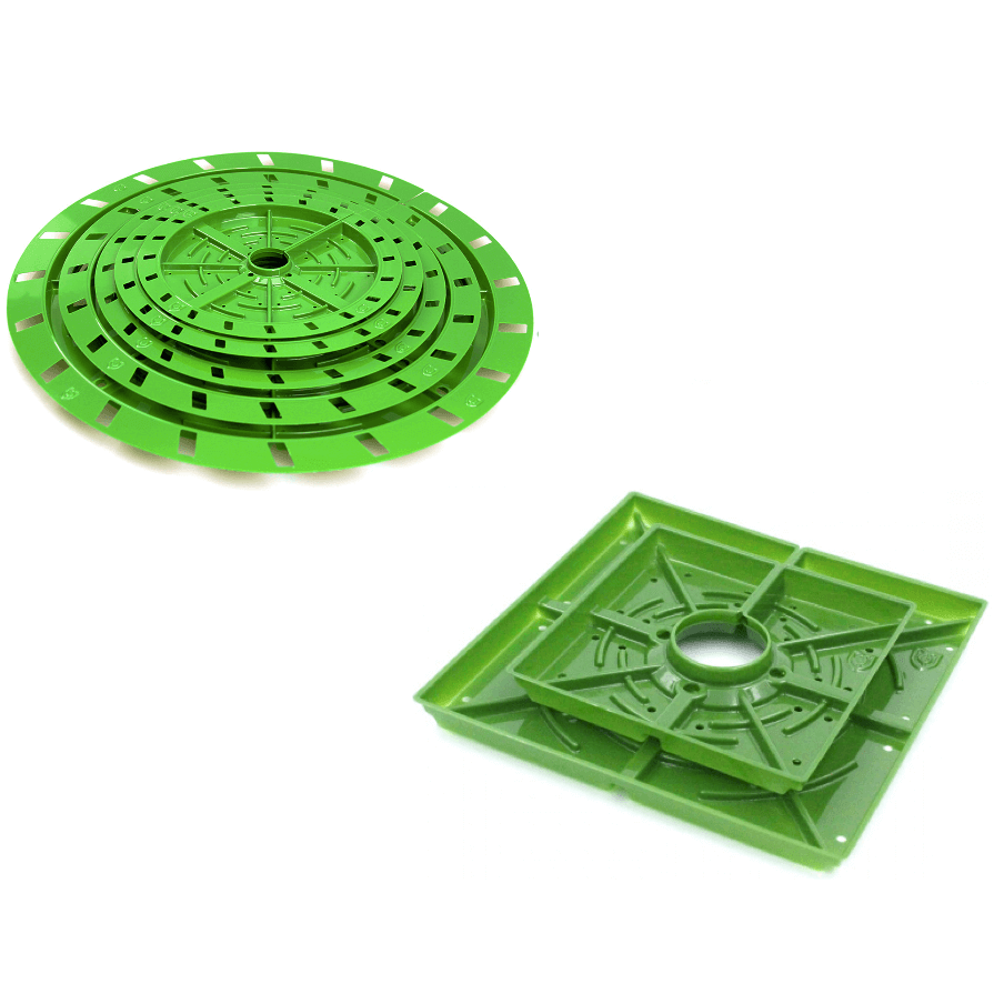 FloraFlex Matrix Packs of 12 Square or Round, Green