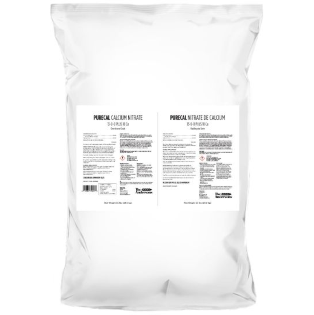 Purecal Greenhouse Grade Calcium Nitrate Trihydrate 13-0-0 + 18 Ca
