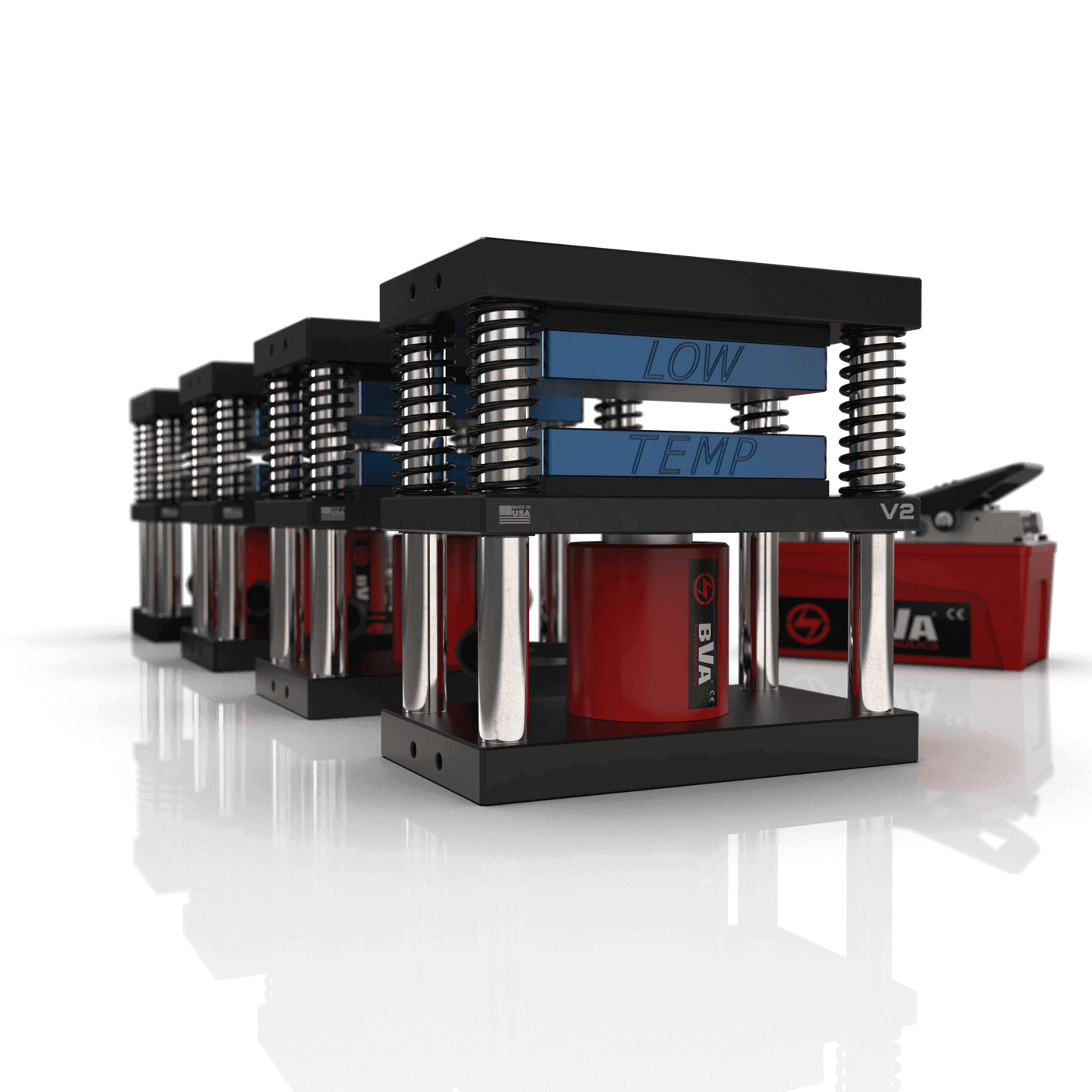 Lowtemp Quad V2 Presses with LT3 Controller w/ Sensor Blue