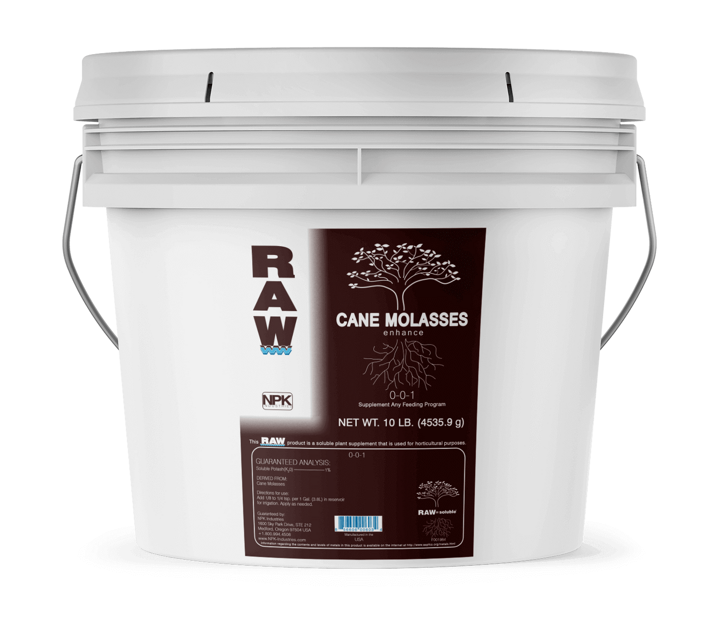 NPK RAW Cane Molasses 10 Lbs