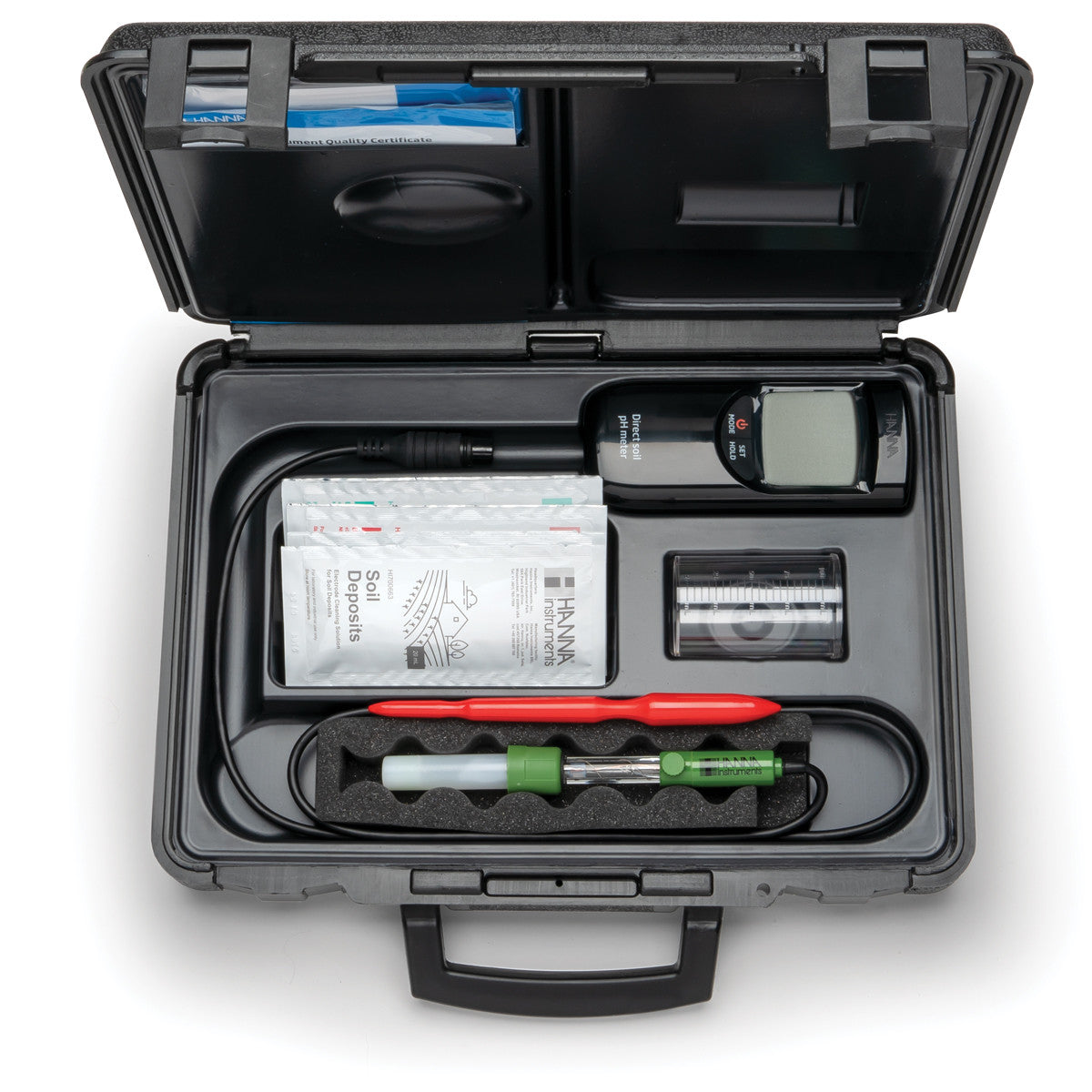 Direct Soil Measurement pH Portable Meter HI99121 with Case