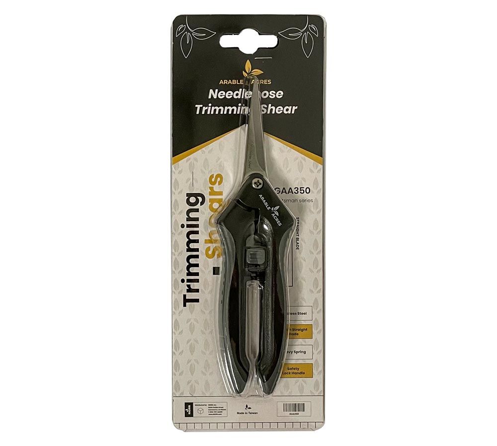 Arable Acres Needle Nose Trimming Shears 2" Stainless Steel Straight Blade