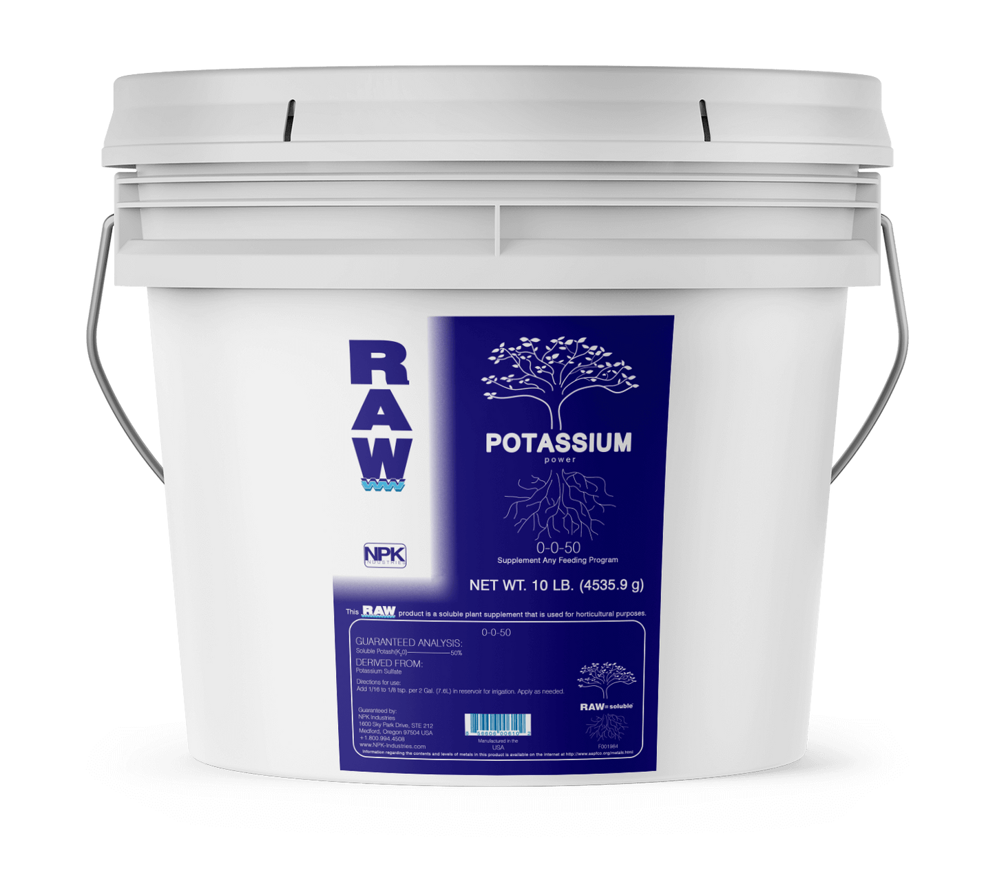 NPK RAW Potassium 10 Lbs