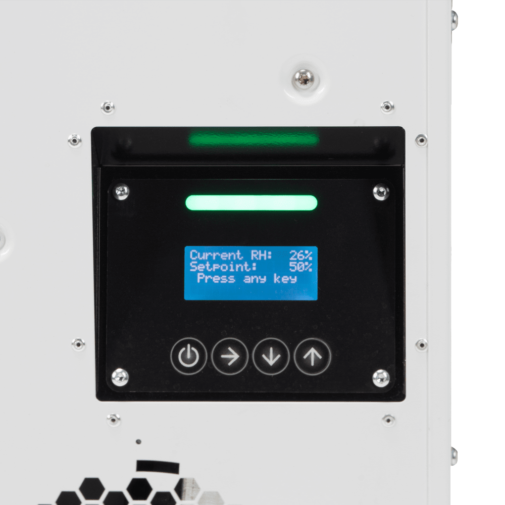 Quest Hi-E Dry 195 Dehumidifier panel