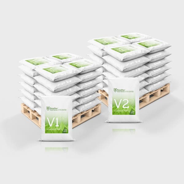 FloraFlex Nutrients V1 & V2 Veg Combo, 25 Lb Pallets