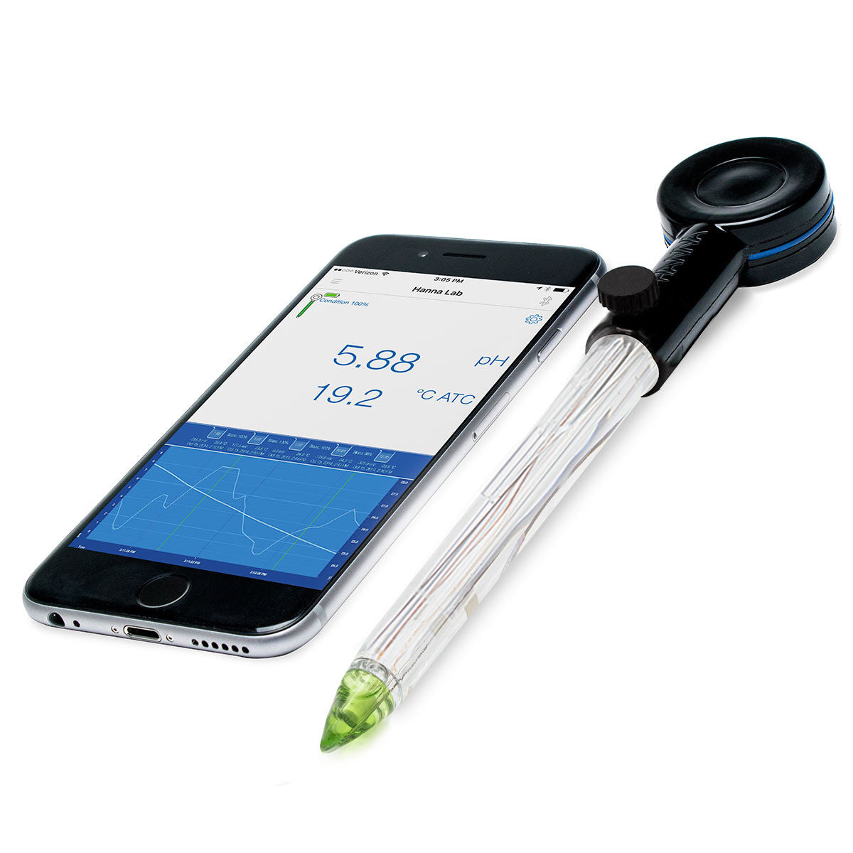 HANNA HALO Wireless Soil pH Meter HI12922
