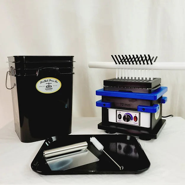 Preroll Press Fill N Fold Single Tray System with Metering Tray - 70mm (Blue)