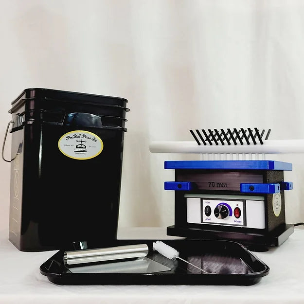 Preroll Press Fill N Fold Single Tray System without Metering Tray - 70mm (Blue)