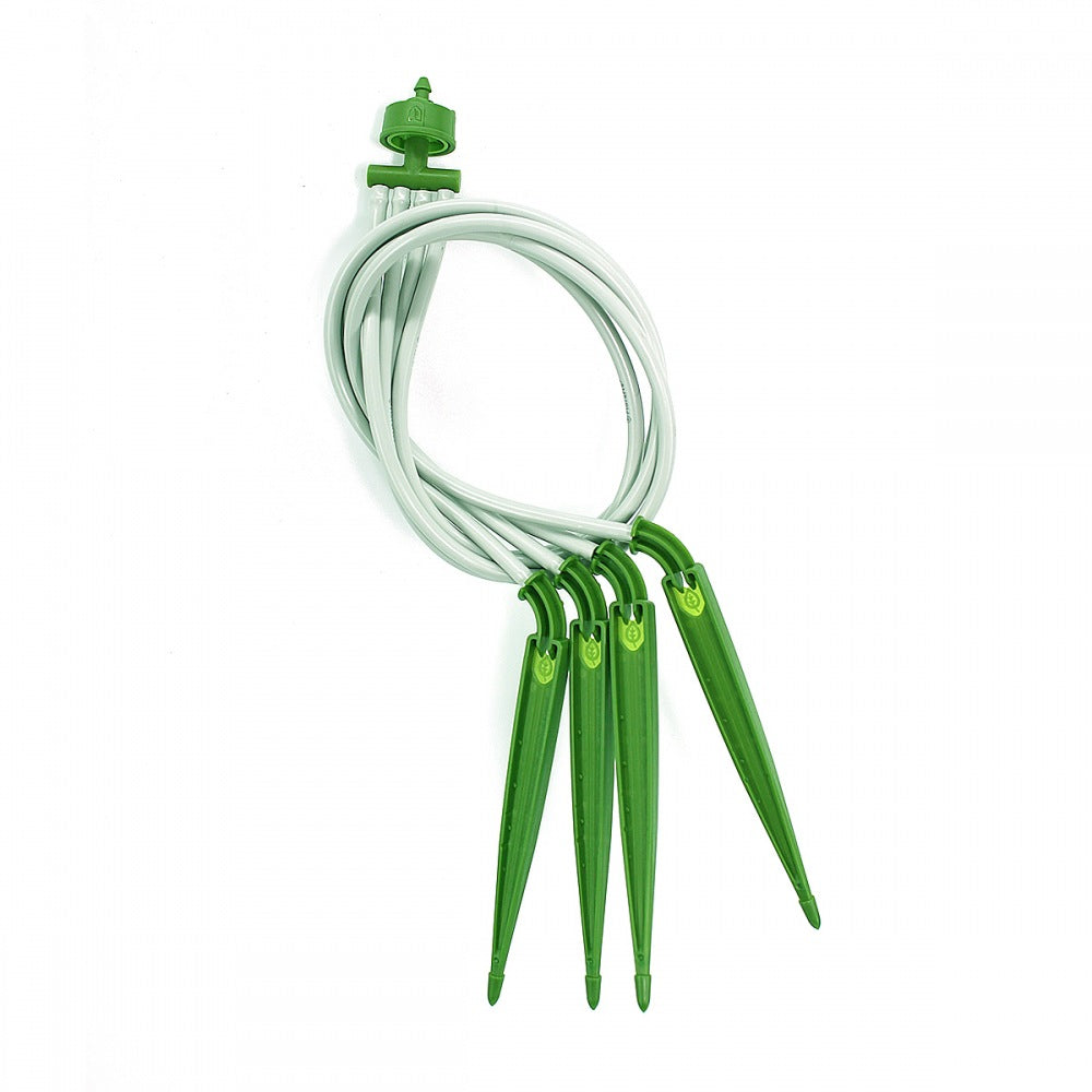 FloraFlex Drip | 4-Way .15 GPH Parallel Split Tube Assembly
