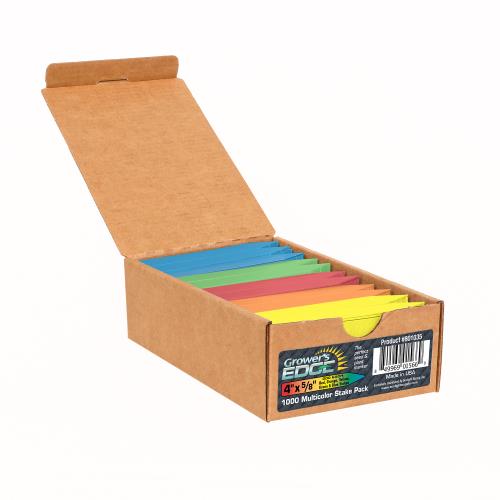Grower's Edge Plant Stake Labels Multi Color