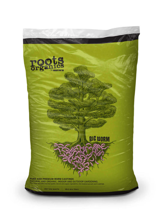Roots Organics Big Worm, Worm Castings, 1 cu ft