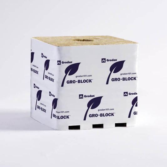 Grodan Gro-Block Improved GR32 Hugo (6x6x6) w/ Hole