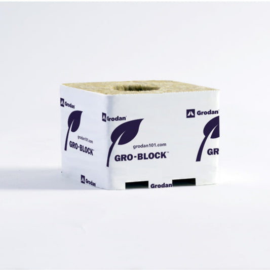 Gro Block Improved Medium 4"GR7,5 w/ hole 4"x4"3.1" Shrink/S