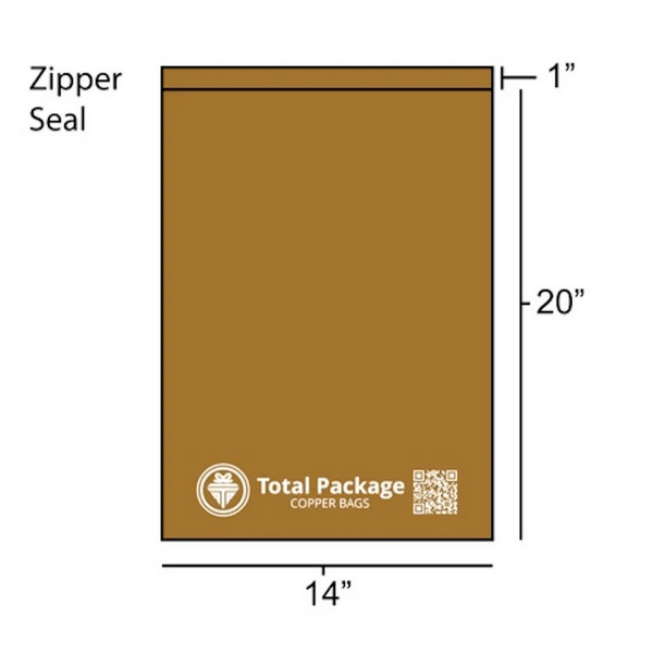 Total Package Copper Bags 14″x 20″