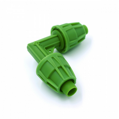 L Shaped | FloraFlex Micro Drip Pipe Fitting | 16-17 mm