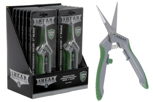 Shear Perfection Platinum Stainless Trimming Shear - 2 in Straight Blades (12/Cs)