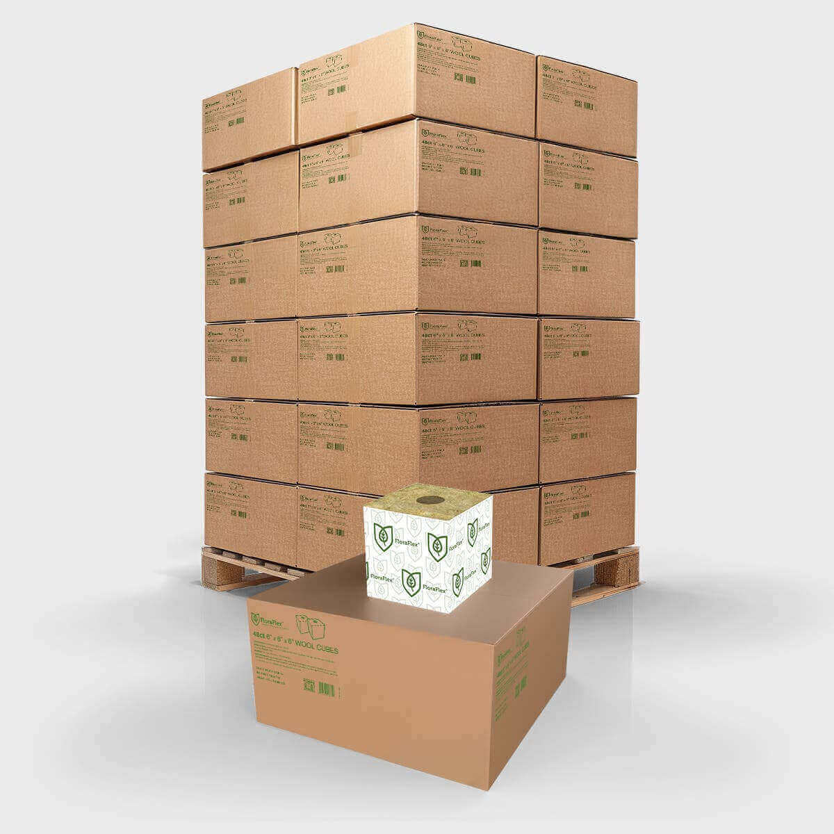 FloraWool 6" Cubes, Pallet