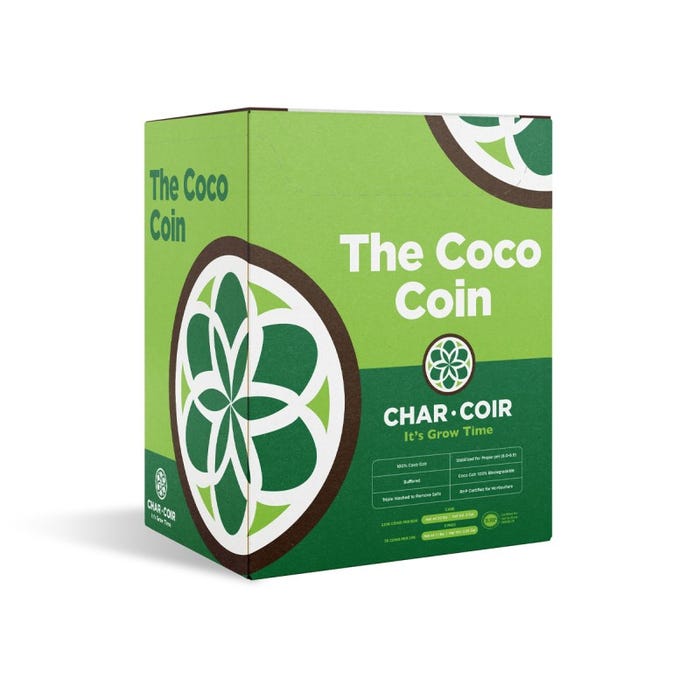 Char Coir Coco Coin Propagation Plugs – Evolve Garden Supply
