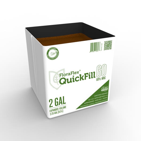 FloraFlex QuickFill Bags 2 Gallon 60% WHC