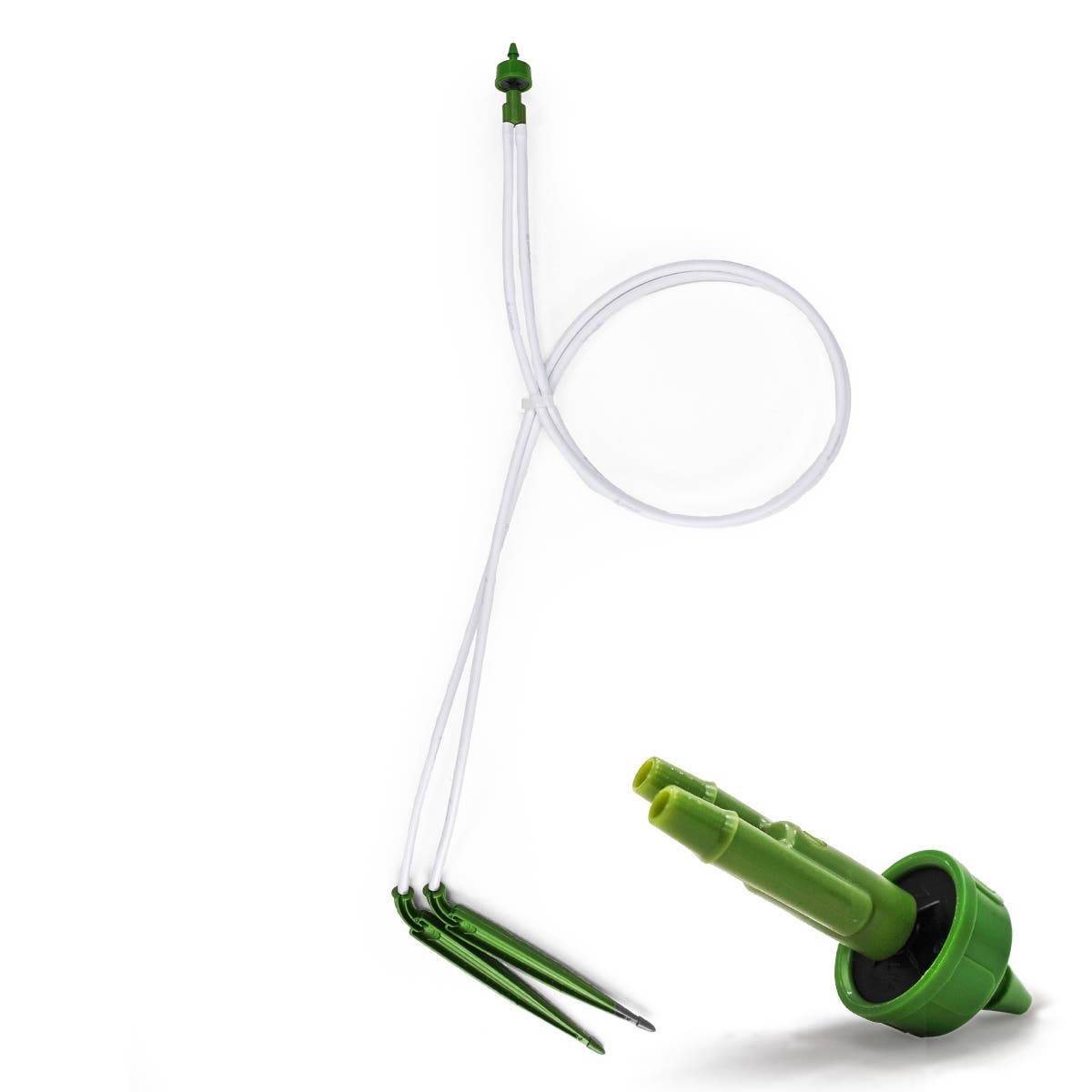 FloraFlex Drip Tube Assembly | Parallel Split 2-Way 1 GPH