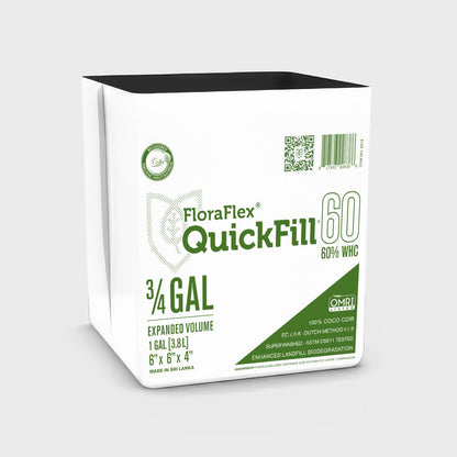 FloraFlex QuickFill Bags 3/4 Gallon 60% WHC