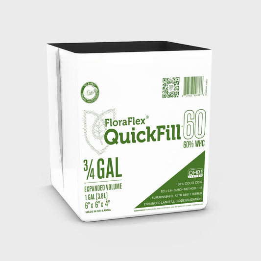 FloraFlex QuickFill Bags 3/4 Gallon 60% WHC