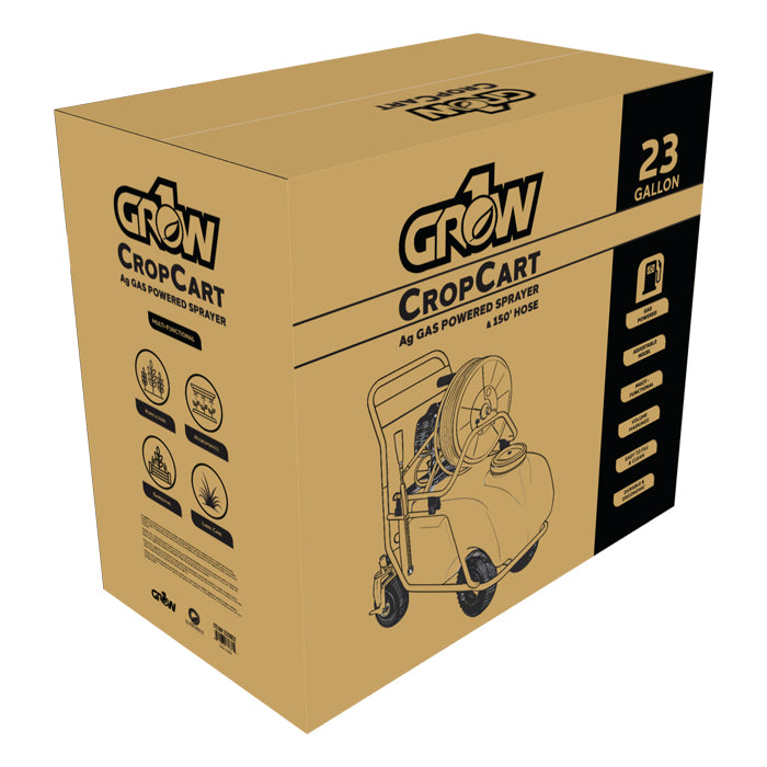 GROW1 CropCart 23 Gallon Gas Powered Sprayer - Box