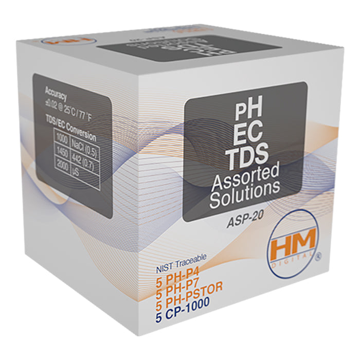 HM Digital Calibration & Storage Solutions - 20 pack mix of 1000 