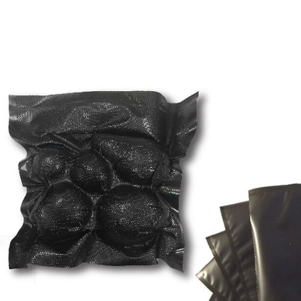 NatureVAC Pre-Cut Vacuum Seal Bags, All Black