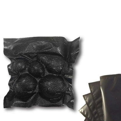 NatureVAC Pre-Cut Vacuum Seal Bags, All Black