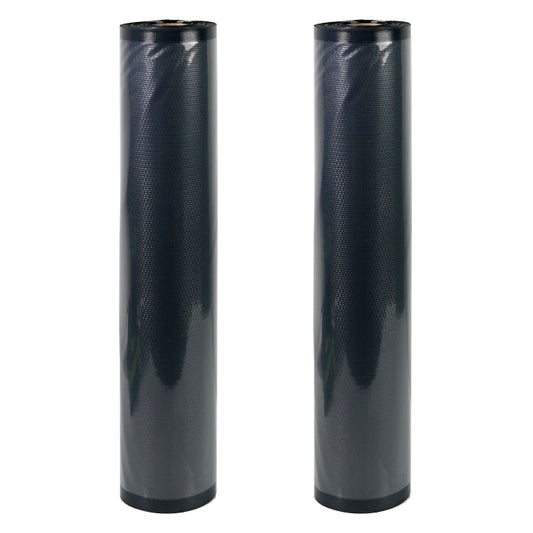 NatureVac Vacuum Seal Rolls, Black & Clear