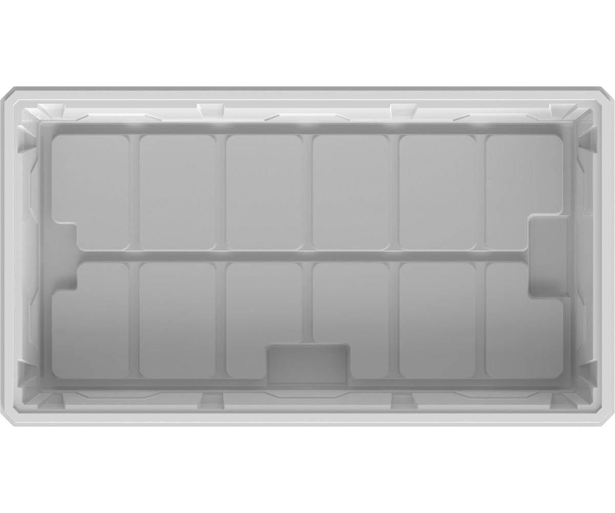 Active Aqua 2.0 Low Rise (ID) Trays, White