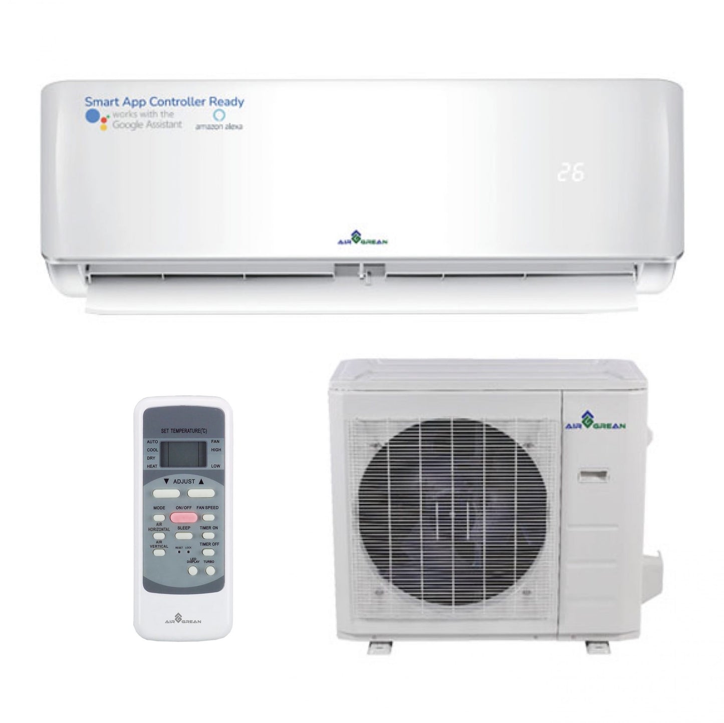 AirGrean Mini Split 3 Ton (36000 BTU) SEER 17 - 208/230V
