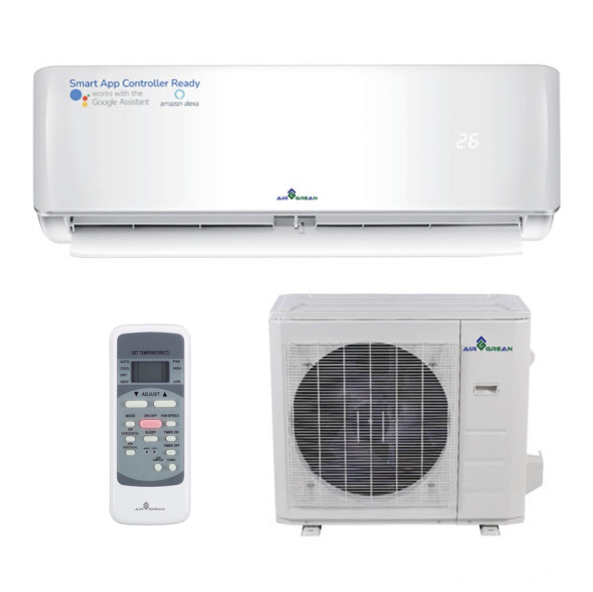 AirGrean Mini Split 3 Ton (36000 BTU) SEER 17 - 208/230V