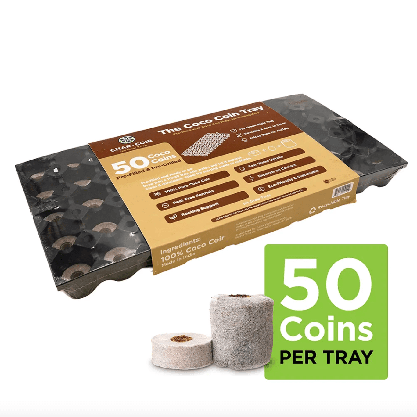 Char Coir Coco Coin Tray